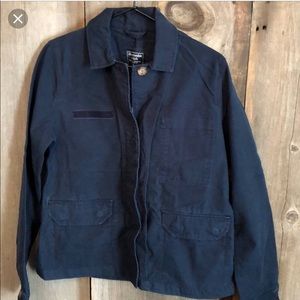 Navy Utility Jacket Abercrombie